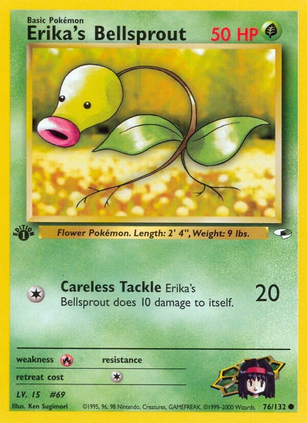 Image for Erika's Bellsprout (76) (076/132) (G1) - Pokemon