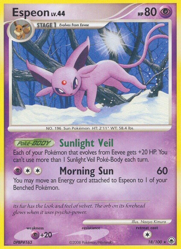Image for Espeon (18/100) (MD) - Pokemon