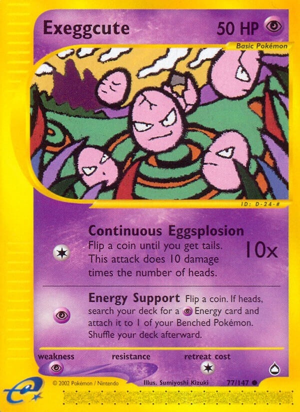 Image for Exeggcute (77) (077/147) (AQ) - Pokemon