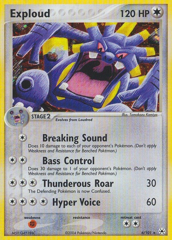 Image for Exploud (6/101) (HL) - Pokemon