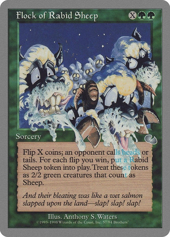 Image for Flock of Rabid Sheep (57) (Unglued) - Magic: The Gathering