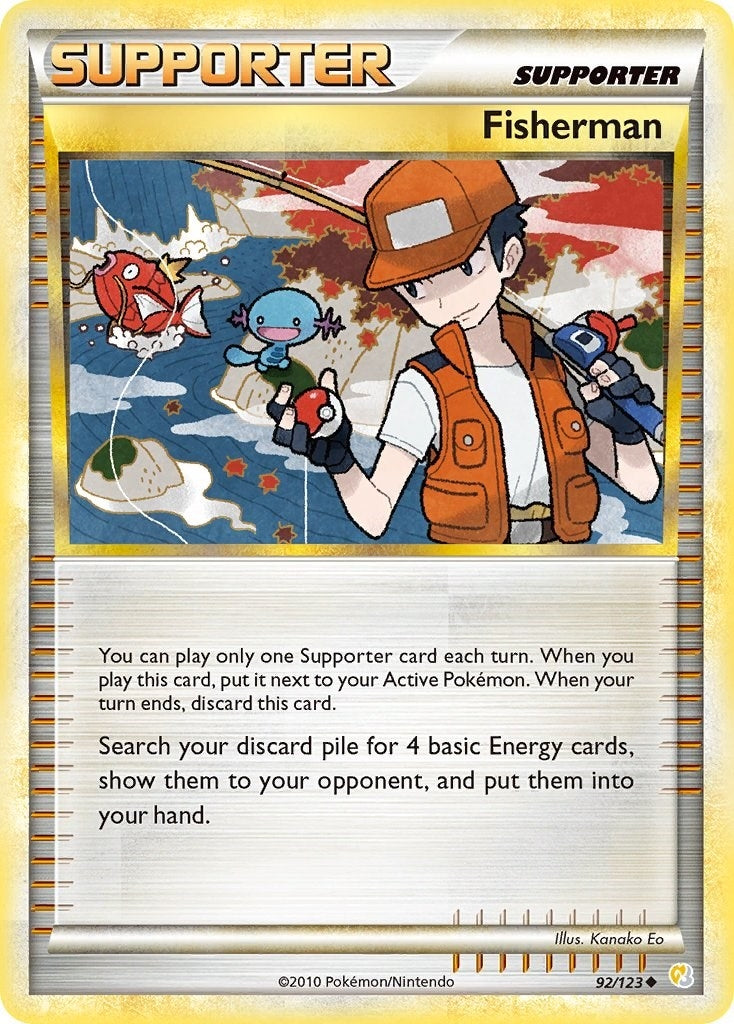 Image for Fisherman (92/123) (HS) - Pokemon