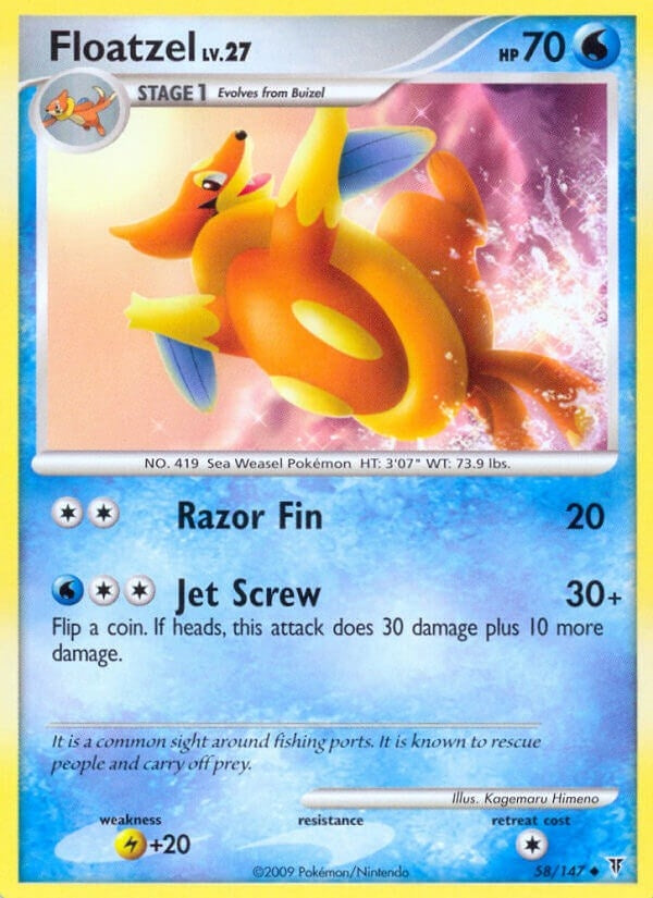 Image for Floatzel (58) (SV) - Pokemon