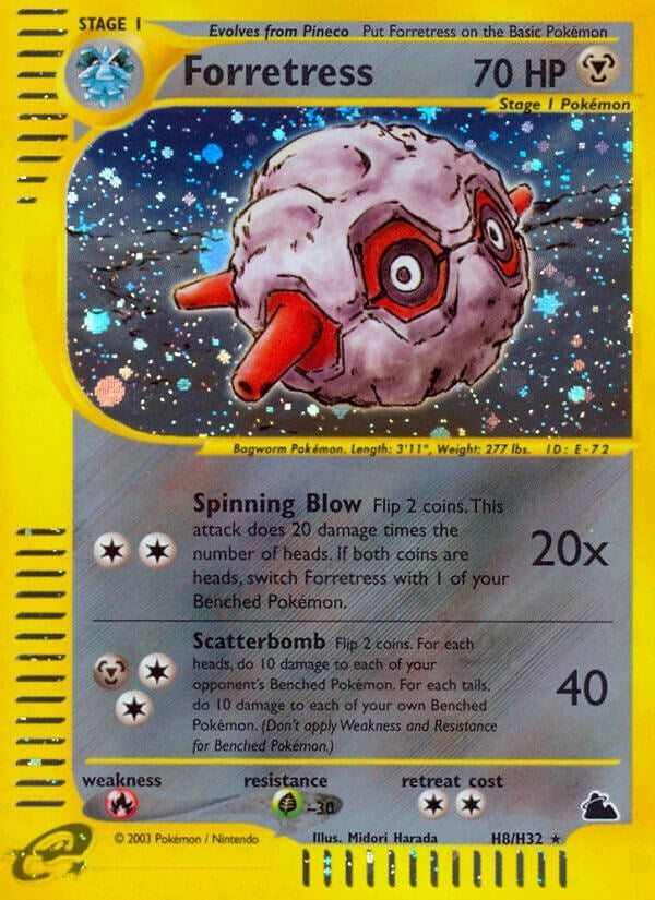 Image for Forretress (H8) (H08/H32) (SK) - Pokemon