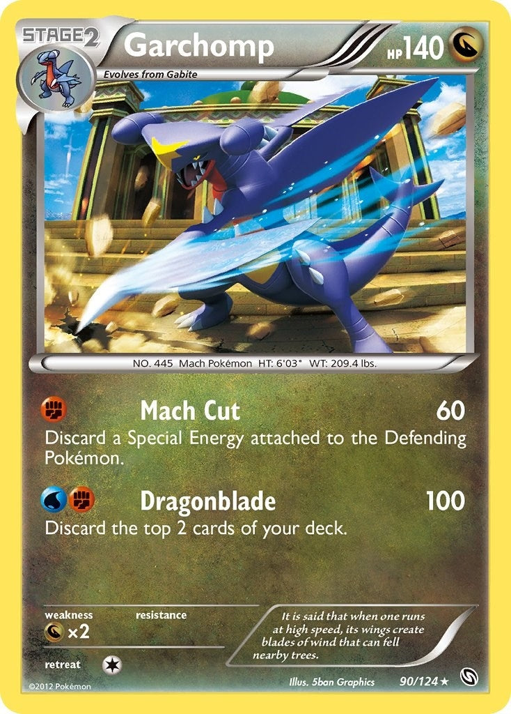 Image for Garchomp (90) (90/124) (DRX) - Pokemon