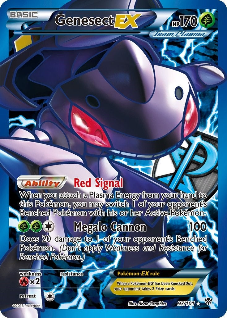 Image for Genesect EX (Team Plasma) (97 Full Art) (97/101) (PLB) - Pokemon