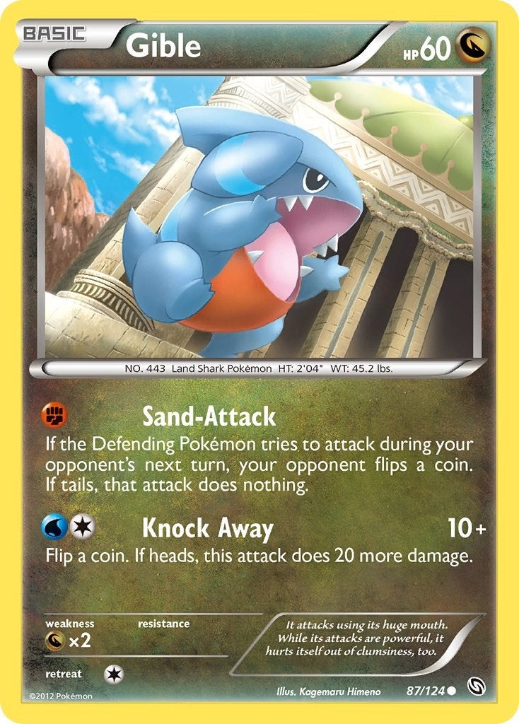 Image for Gible (87) (87/124) (DRX) - Pokemon
