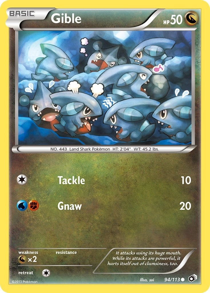 Image for Gible (94/113) (LTR) - Pokemon