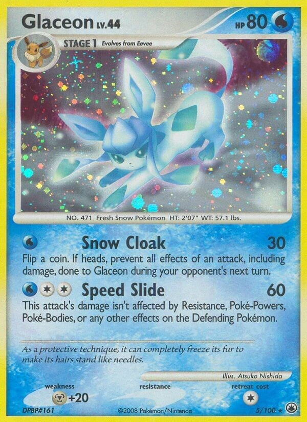 Image for Glaceon (5) (5/100) (MD) - Pokemon