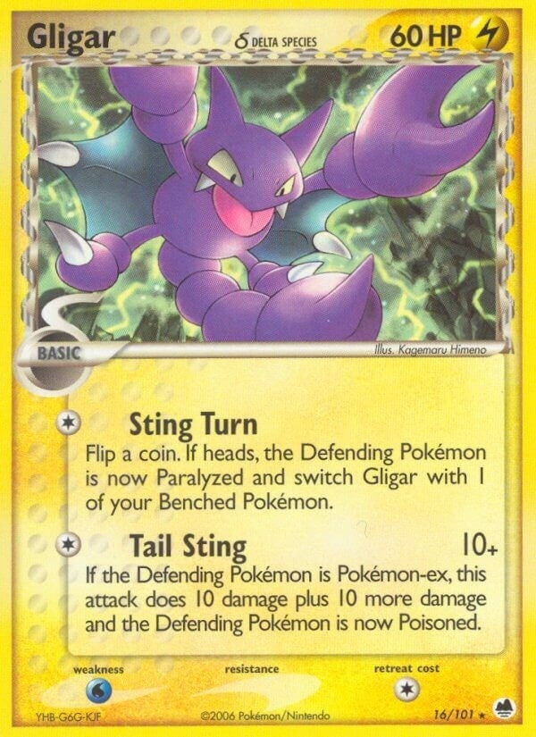 Image for Gligar (Delta Species) (16/101) (DF) - Pokemon