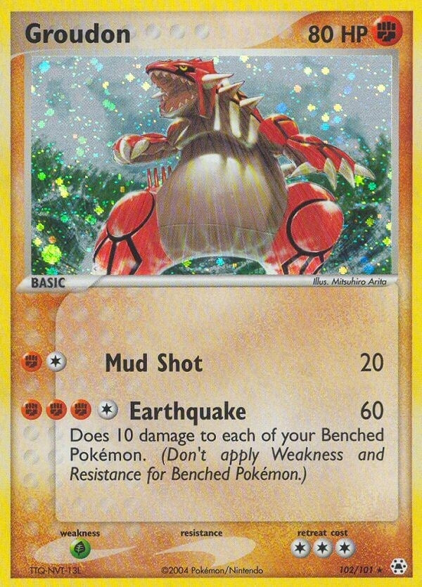 Image for Groudon (102/101) (HL) - Pokemon