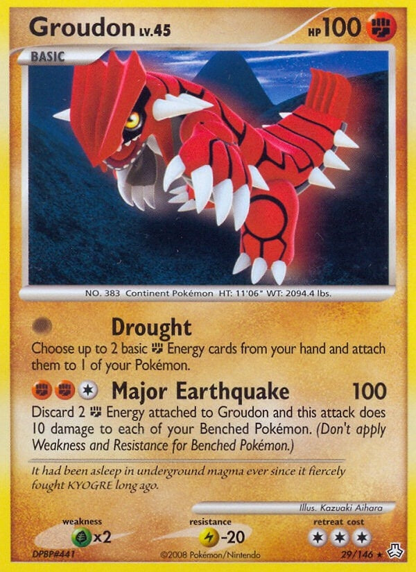 Image for Groudon (29/146) (LA) - Pokemon