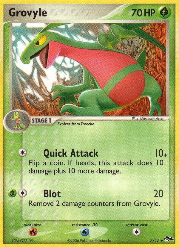 Image for Grovyle (007/017) (POP) - Pokemon