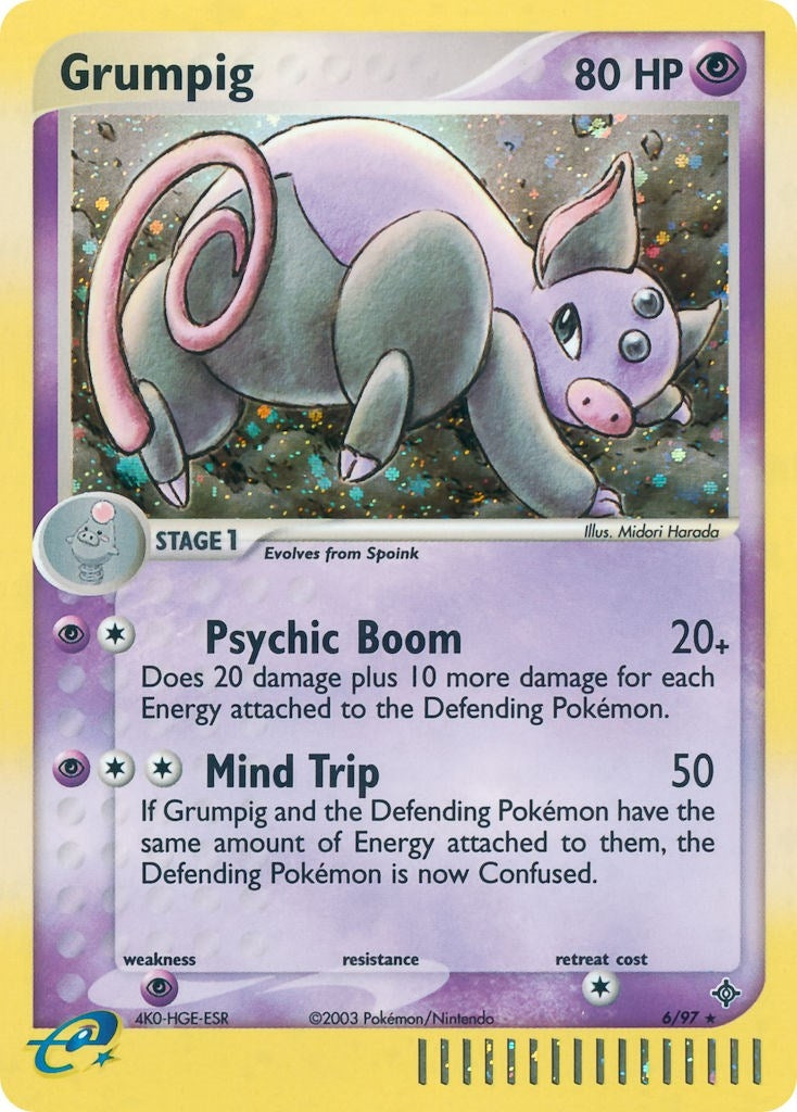 Image for Grumpig (6/97) (DR) - Pokemon