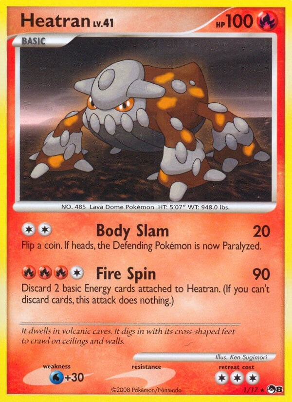 Image for Heatran (001/017) (POP) - Pokemon