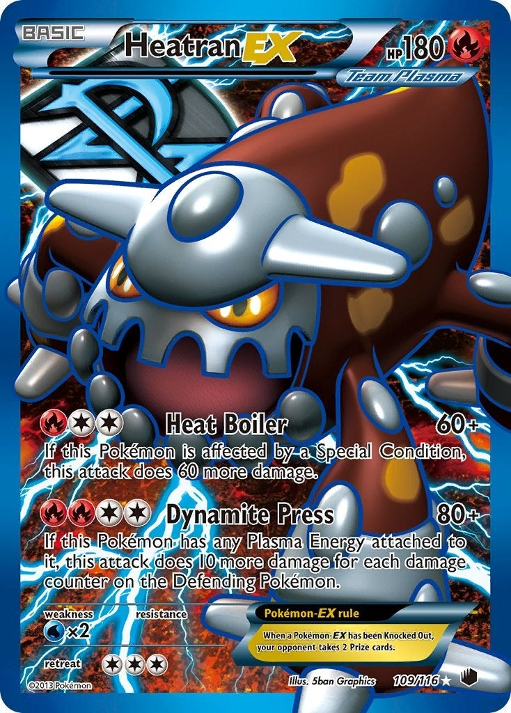 Image for Heatran EX (Team Plasma) (Full Art) (109/116) (PLF) - Pokemon