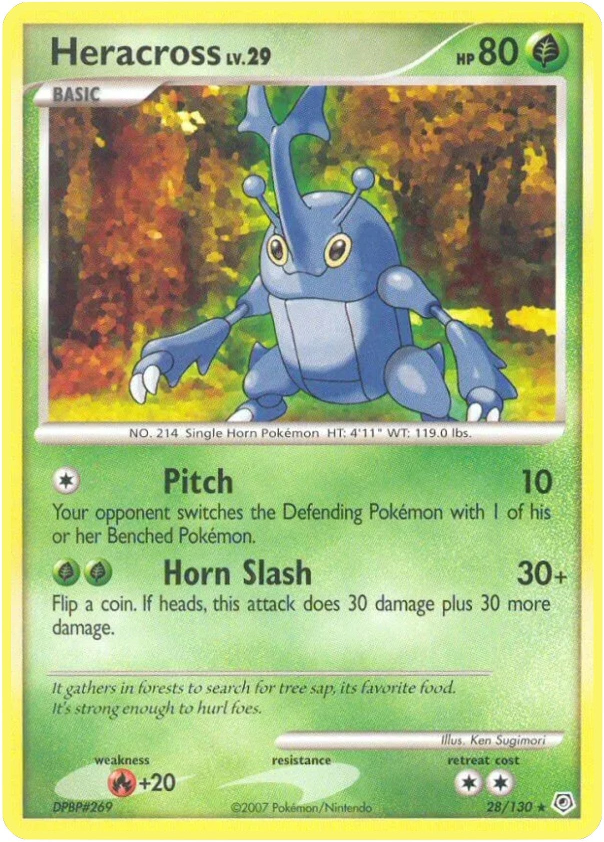 Image for Heracross (28/130) (DP) - Pokemon