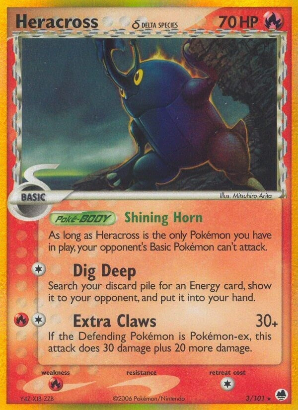 Image for Heracross (Delta Species) (3/101) (DF) - Pokemon