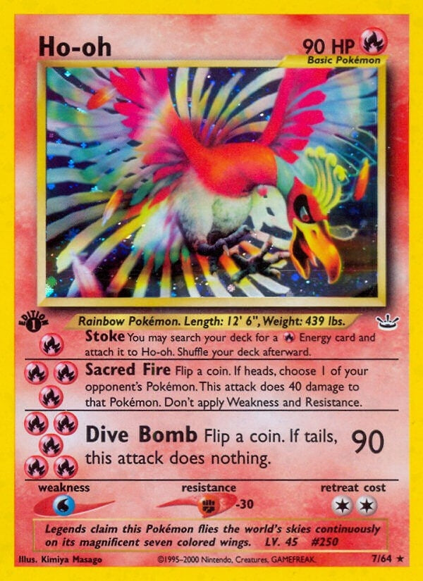 Image for Ho-oh (7) (07/64) (N3) - Pokemon