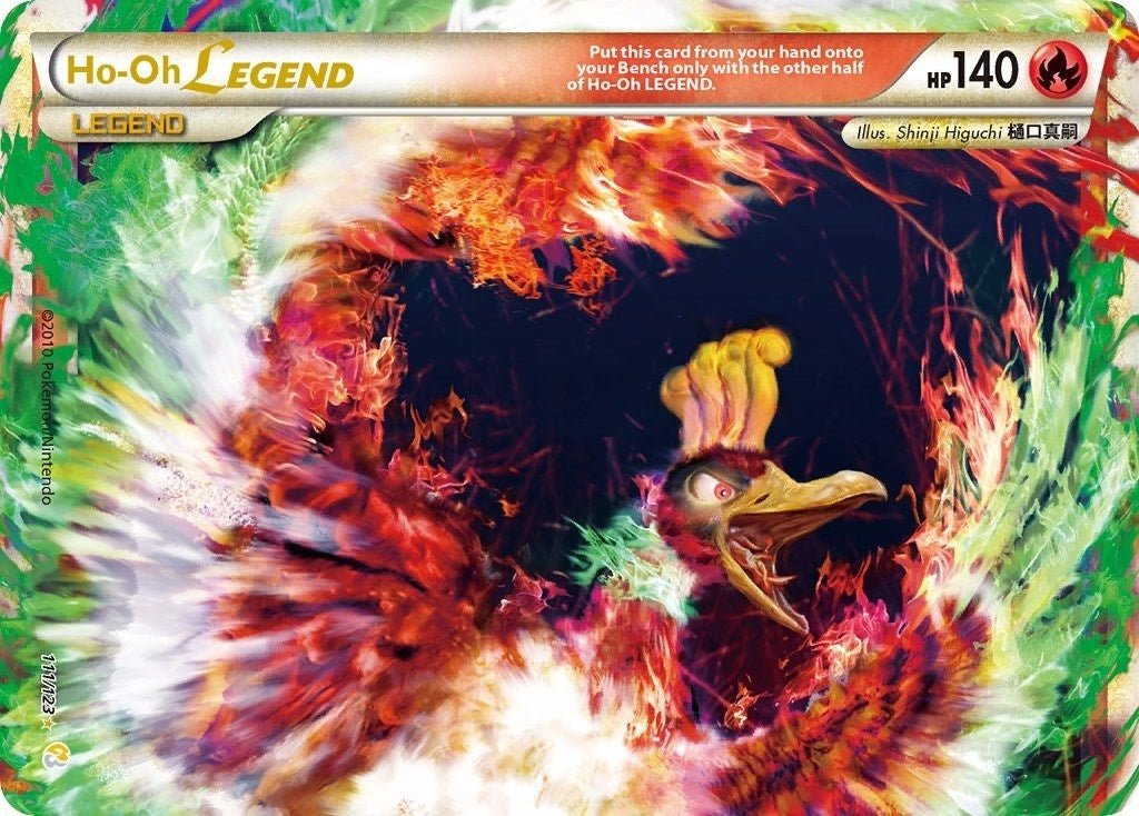 Image for Ho-Oh Legend (Top) (111/123) (HS) - Pokemon