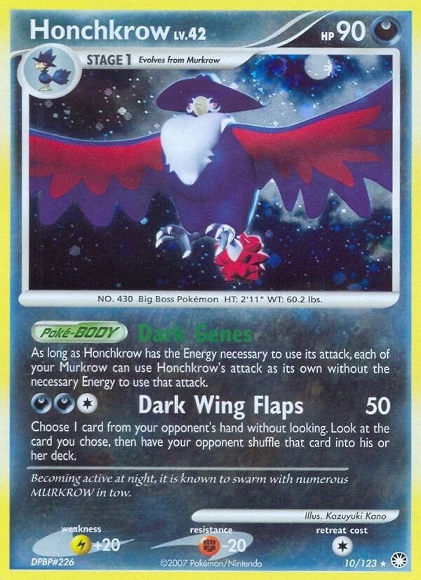 Image for Honchkrow (10/123) (MT) - Pokemon
