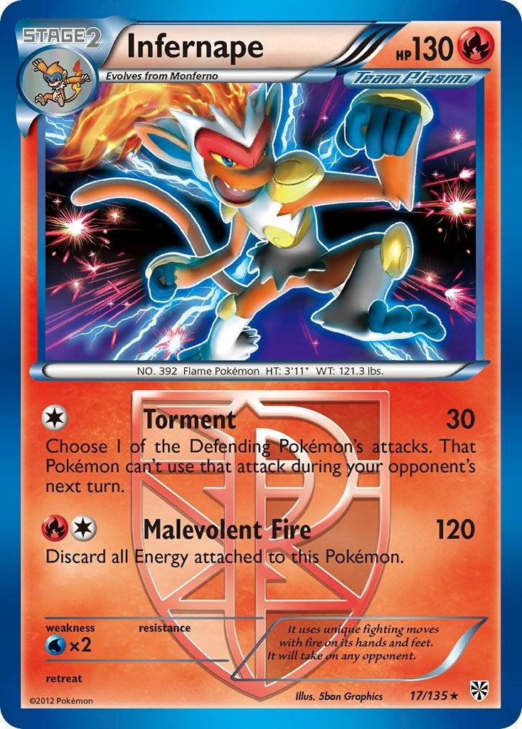Image for Infernape (Team Plasma) (17/135) (PLS) - Pokemon