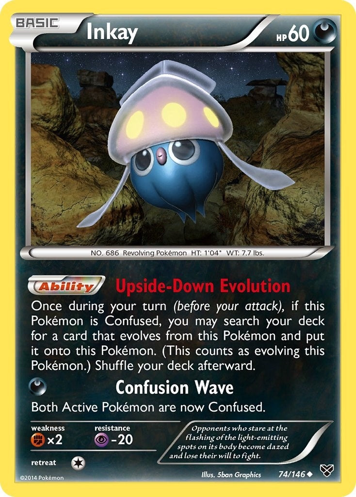 Image for Inkay (74) (74/146) (XY) - Pokemon