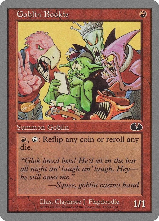 Image for Goblin Bookie (43) (Unglued) - Magic: The Gathering