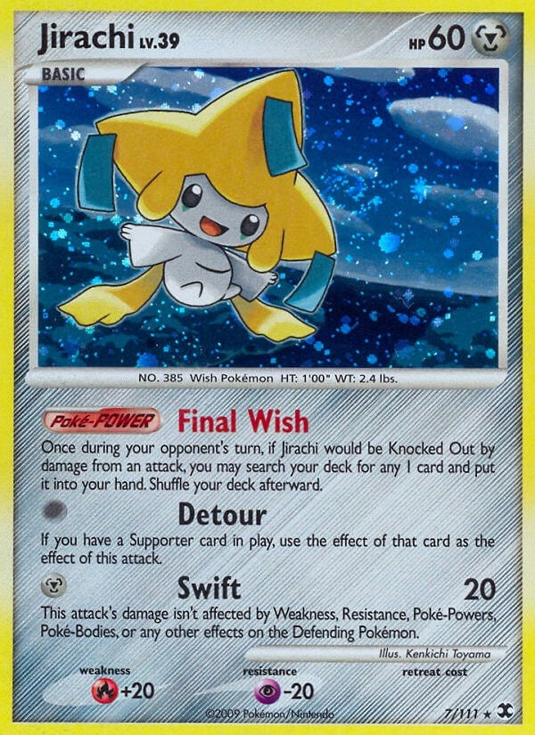 Image for Jirachi (7/111) (RR) - Pokemon