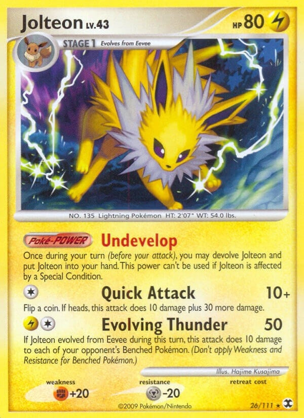 Image for Jolteon (26/111) (RR) - Pokemon