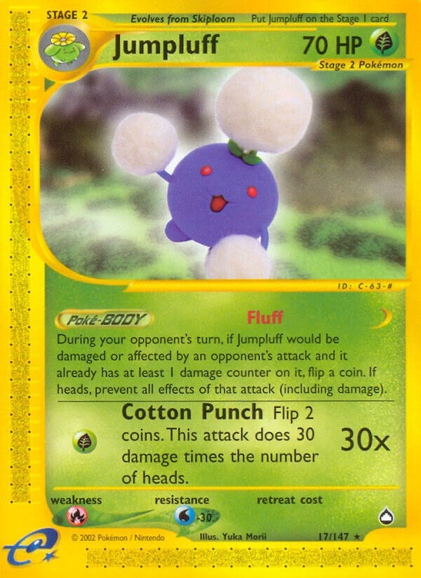 Image for Jumpluff (017/147) (AQ) - Pokemon