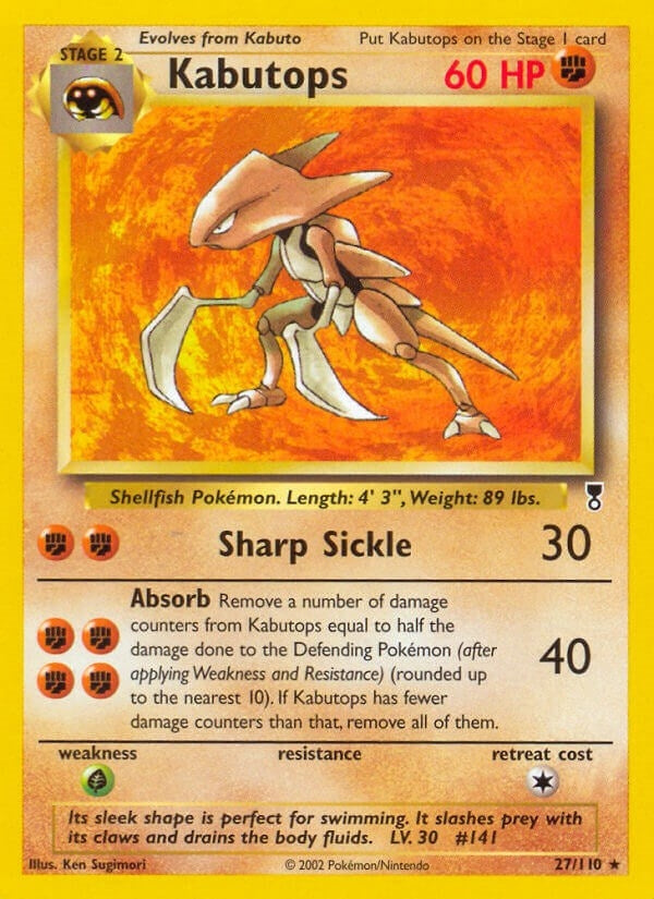 Image for Kabutops (027/110) (LC) - Pokemon