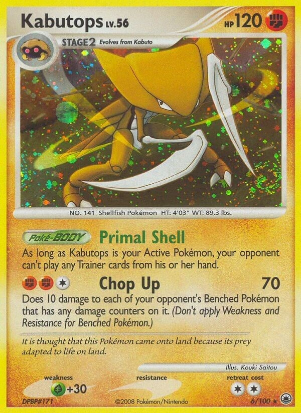 Image for Kabutops (6/100) (MD) - Pokemon