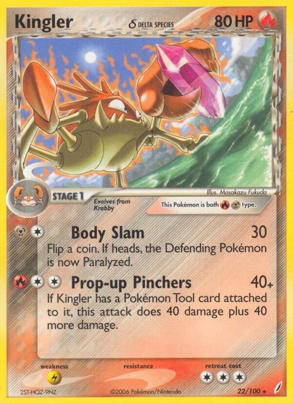 Image for Kingler (Delta Species) (22/100) (CG) - Pokemon