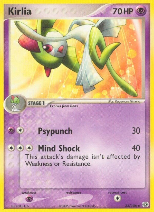 Image for Kirlia (33/106) (EM) - Pokemon