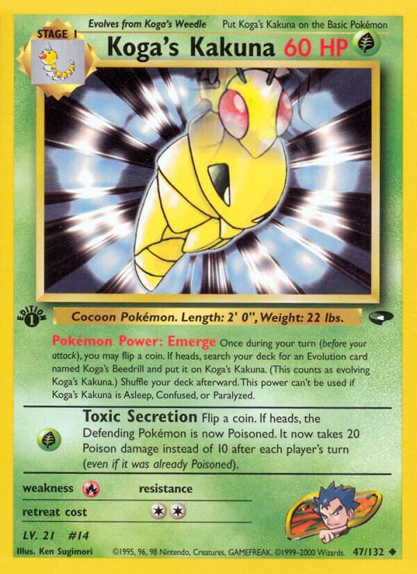 Image for Koga's Kakuna (047/132) (G2) - Pokemon
