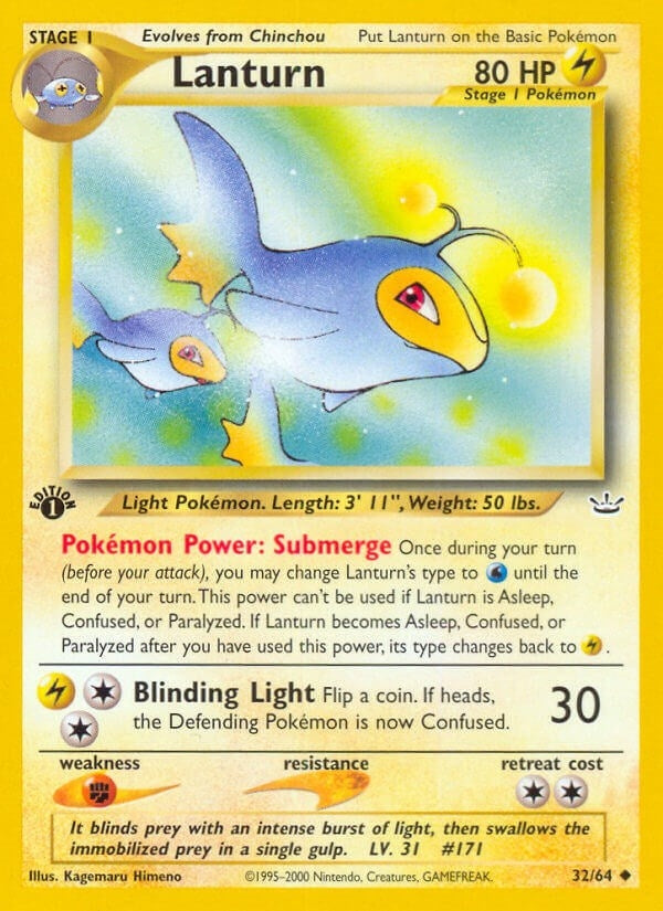 Image for Lanturn (32/64) (N3) - Pokemon