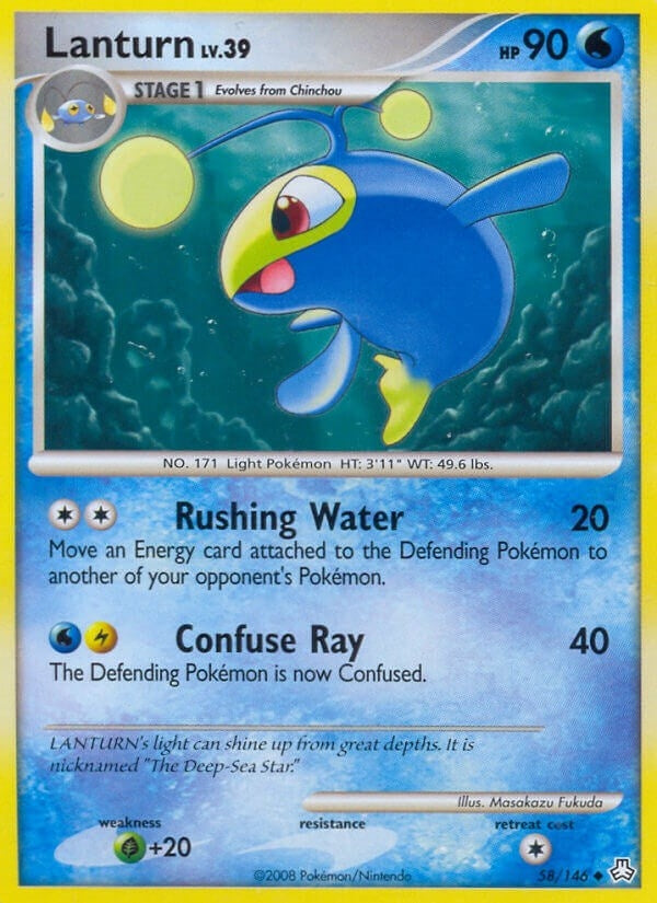 Image for Lanturn (58) (58/146) (LA) - Pokemon