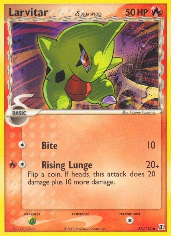 Image for Larvitar (Delta Species) (73/113) (DS) - Pokemon