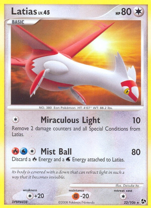 Image for Latias (22/106) (GE) - Pokemon