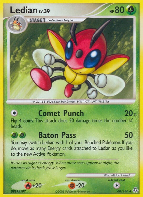 Image for Ledian (60/146) (LA) - Pokemon