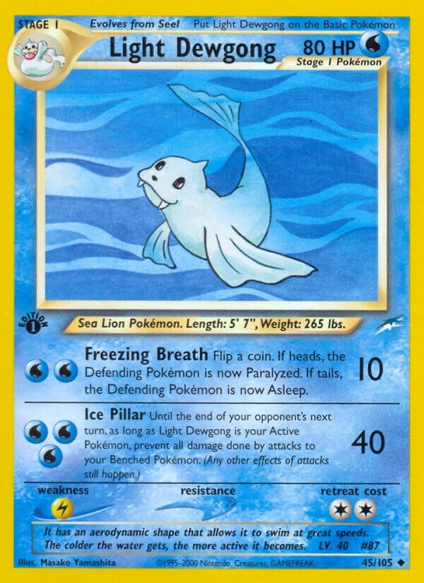 Image for Light Dewgong (045/105) (N4) - Pokemon