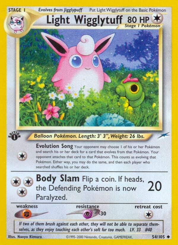 Image for Light Wigglytuff (054/105) (N4) - Pokemon