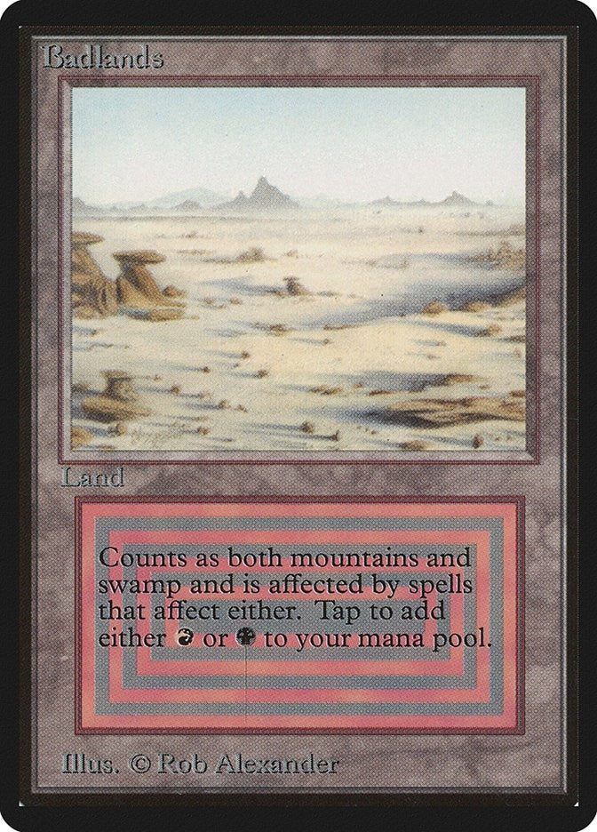 Image for Badlands (Beta Edition) - Magic: The Gathering