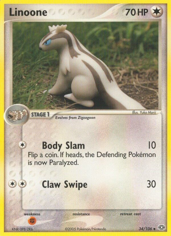 Image for Linoone (34/106) (EM) - Pokemon