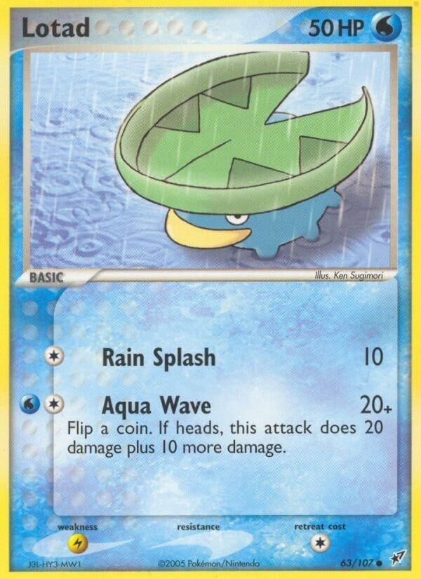 Image for Lotad (63/107) (DX) - Pokemon