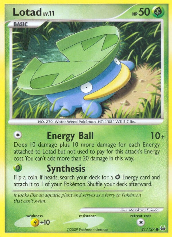Image for Lotad (81/127) (PL) - Pokemon