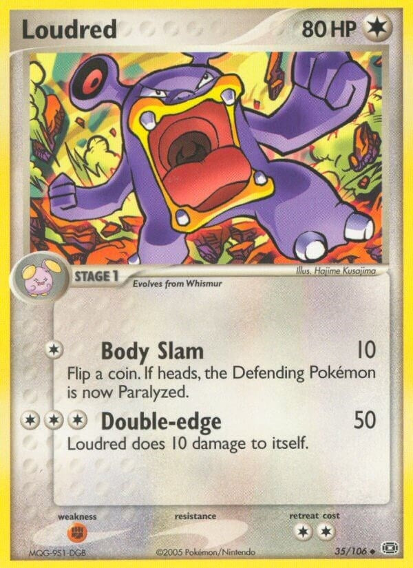 Image for Loudred (35/106) (EM) - Pokemon