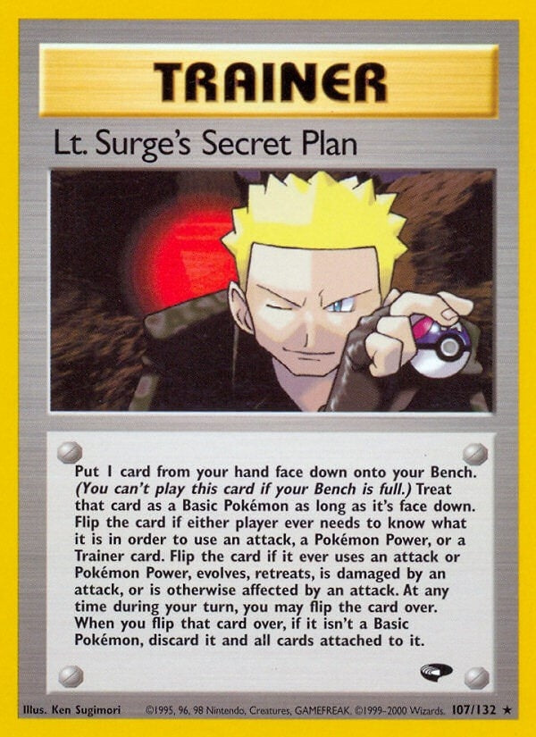 Image for Lt. Surge's Secret Plan (107/132) (G2) - Pokemon