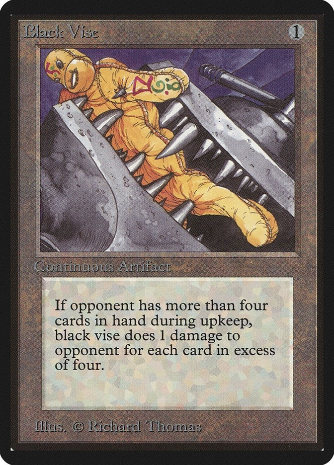 Image for Black Vise (Beta Edition) - Magic: The Gathering